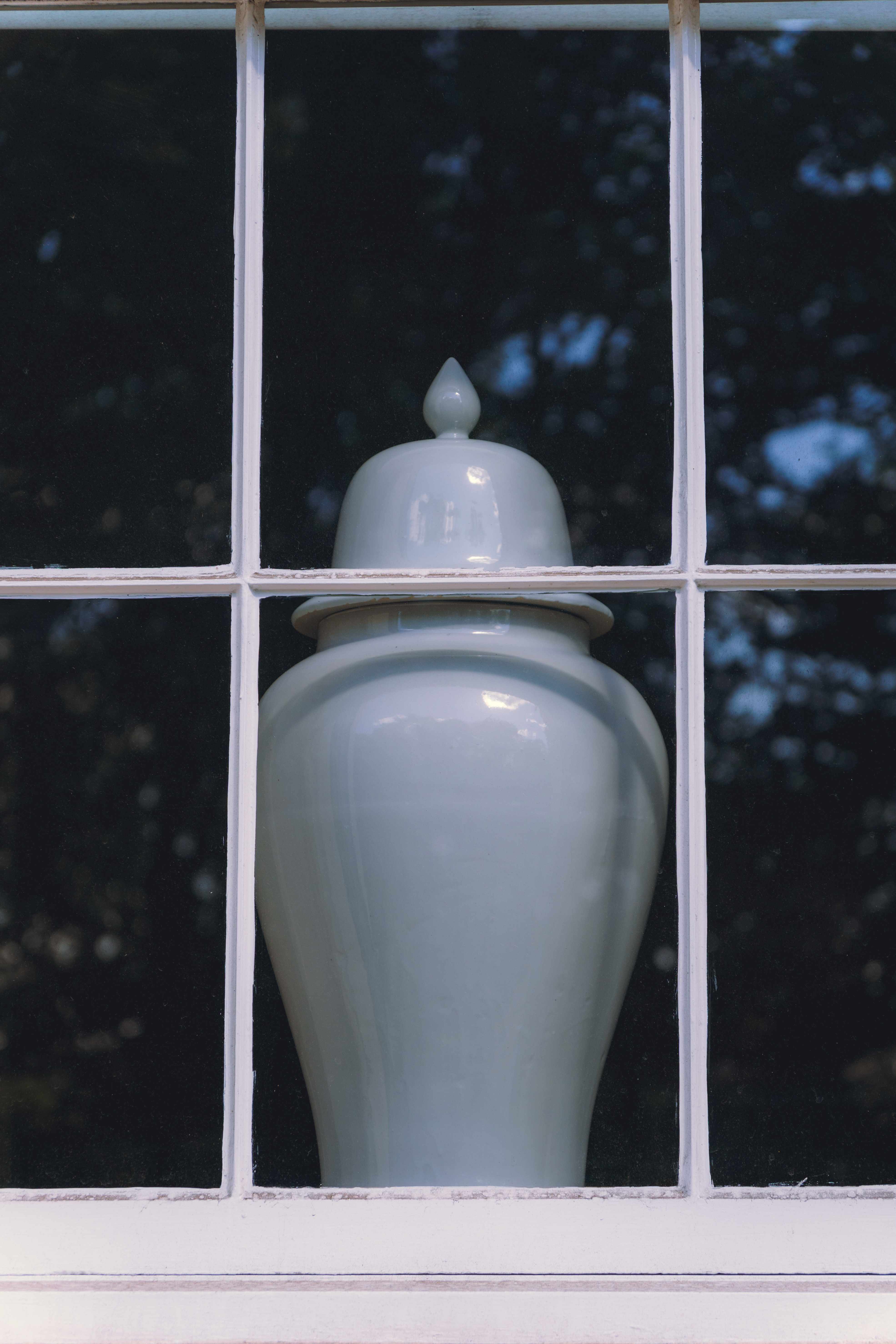 Urn In Window (Close up)